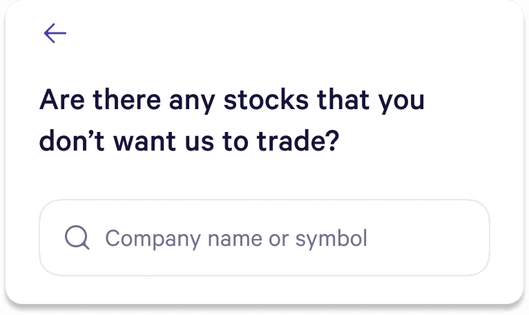 exclude stock card